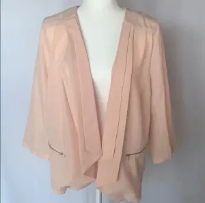 Umgee NWT Pink Lightweight Blazer Large thumbnail 1
