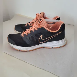 Nike Downshifter 6 Running Shoes Sneakers Athletic Women Black Coral Pink 9.5 thumbnail 2