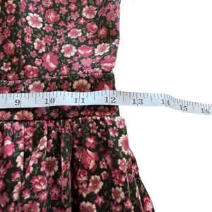 Sound & Matter Pacsun Floral Whimsigoth Mini Dress XS Strapless Fairy Grunge‎ thumbnail 6