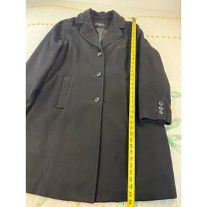 FS Limited Black‎ Wool Blend Pea Coat Mid-Length Jacket Womens 1X F-224 thumbnail 3