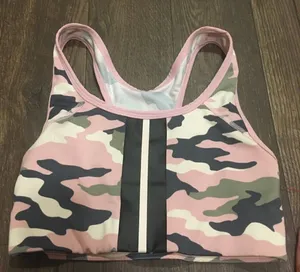 Victoria’s Secret Pink camo yoga/athletic bra thumbnail 1