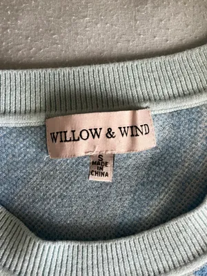 Willow and Wind Blue Sweater Vest thumbnail 3