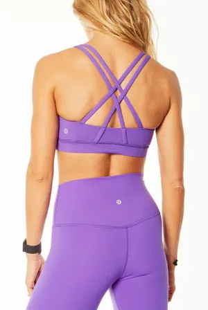 Lululemon Energy Bra Atomic Purple size 8 activewear workout casual limited $78 thumbnail 1