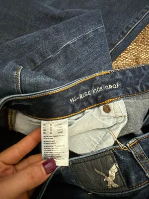 American Eagle Outfitters Hi-Rise Crop Flare Jeans thumbnail 3