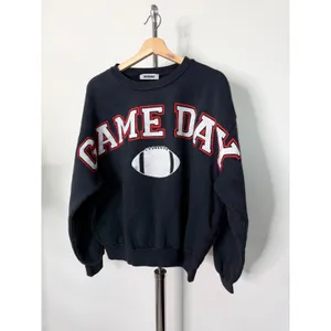Daydreamer Game Day Sweatshirt Charcoal Football Graphic Oversized L/XL thumbnail 4