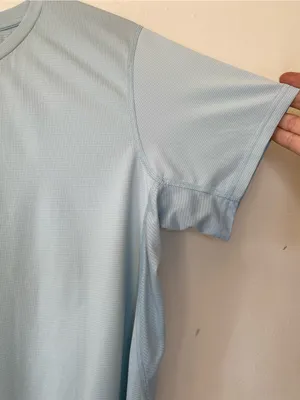 HOKA Women’s Performance Short Sleeve Top T-Shirt Light Blue Sz XL thumbnail 8