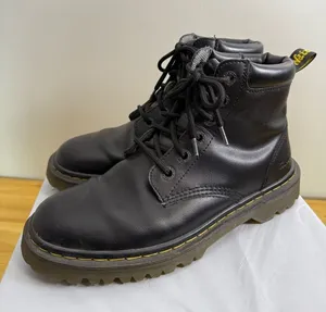 Dr. Martens Cartor Leather Lace Up High Top Boot Combat Workwear Black Unisex W9M8 thumbnail 1