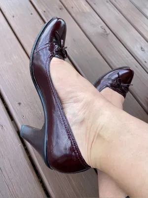 Women's Patent Leather dress Pumps🍒🍒 thumbnail 3