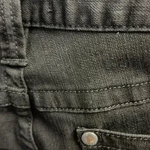Free People Black Vertical Textured Straight 5 Pocket Button/ZipUp Jeans-Size 29 thumbnail 11