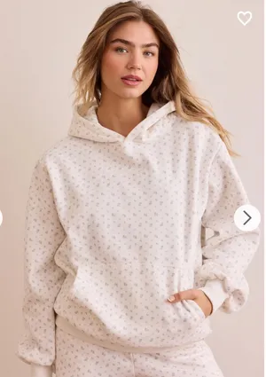 Altar'd State white and blue AS Revival sweatshirt thumbnail 1