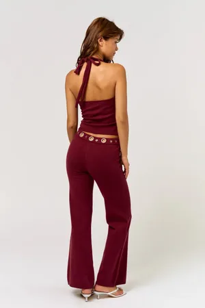 Boutique Shop Naomi Faith Burgundy Set thumbnail 3