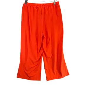 Willit Wide Leg Pants‎ Womens S Red Orange Pull On Loose Beach Resort UPF 50+ thumbnail 6