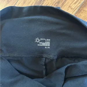 Aerie Offline OG Black Leggings thumbnail 2