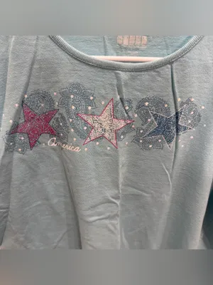 Vintage Blue "America" Stars Short Sleeve thumbnail 3