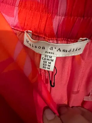 Maison Pants Red Size M thumbnail 3