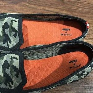 Birdies Blackbird Flat Loafer Shoe Camo Green Point Knit Size 9 thumbnail 2