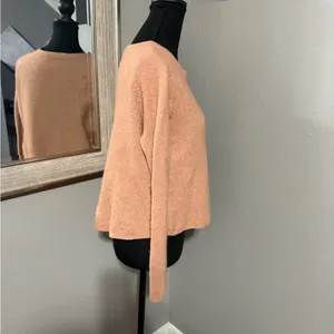 Madewell Jane Waffle Stitch Crew Neck Wool Alpaca Blend Sweater Small. thumbnail 5