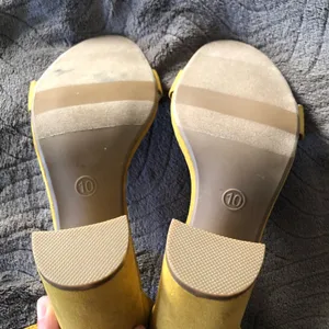 Merona • Block Heels • Mustard • Ankle Buckle • 10 thumbnail 6