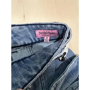 Juicy Couture NWT Size 25 XS Blue Denim Belted Cotton Cargo Miniskirt Retro Y2K thumbnail 9