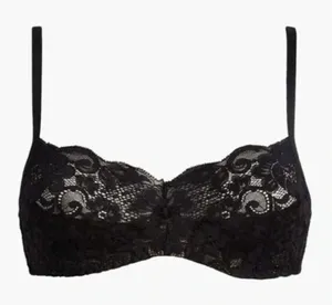 Free People NWT HAH Hook Up Demi Bra in Black Size A 28-36 thumbnail 1