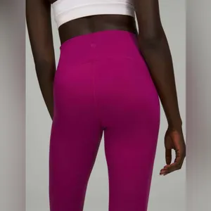 Lululemon InStill High Rise 25” Tights Leggings Magenta Purple Size 10 thumbnail 3