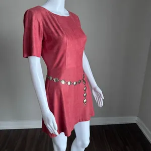 NWOT Alexis x Revolve Faux Suede Mini Dress Size S thumbnail 3