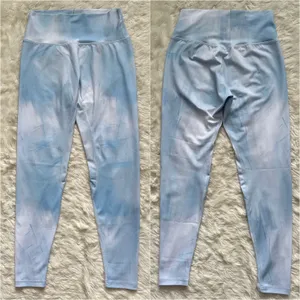 Leggings Motion Tight Athletic Frost Bite Blue White M thumbnail 4