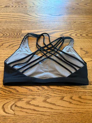 Born Primitive Vitality Original Sports Bra Black Grey thumbnail 2
