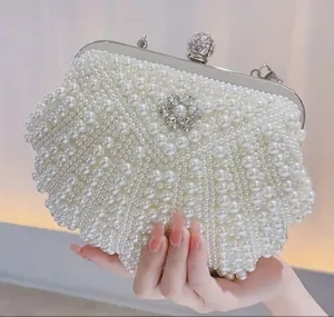 Bridal Clutch/Handbag Tan thumbnail 1