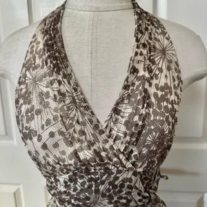 BCBG Maxazria brown halter dress Brown Size 2 thumbnail 2