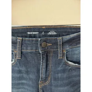 Old Navy Mid-Rise Rockstar Super Skinny Jeans Size 4 Tall thumbnail 2