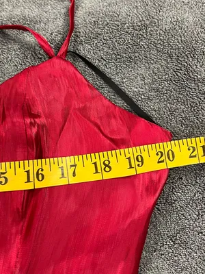 Lulu’s Berry Red Organza Pleated Drop Waist Maxi Dress XL thumbnail 7