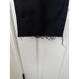 Reformation‎ Liza High Straight Jean Black Destroyed Distressed Raw Hem Size 28 thumbnail 3