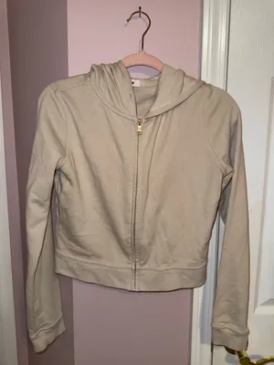 Garage Cropped Hoodie Zip-Up thumbnail 1