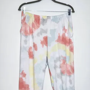 Secret Treasures Multi-Color Tie-Dye Knit Joggers Size Medium 8-10 thumbnail 3