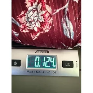 Rachel Rachel Roy Floral Metallic‎ Pleated Caron Wrap Midi Dress 24W Burgundy thumbnail 15