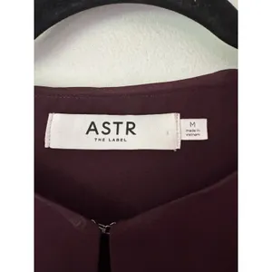 ASTR The Label Purple Chiffon Tie Neck Midi Dress Size Medium thumbnail 9