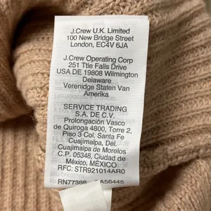 Madewell Sweater‎ Womens Small Beige Cable Knit Pullover Long Sleeve Pocket thumbnail 12