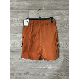 Nike Womens Loose Fit High Rise Shorts Burnt Orange‎ Small thumbnail 2