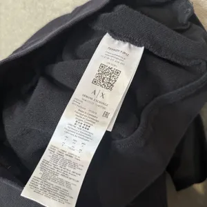 Armani Exchange Zip Up Hoodie Black Pink Logo‎ French Terry Sweatshirt Womens S thumbnail 3