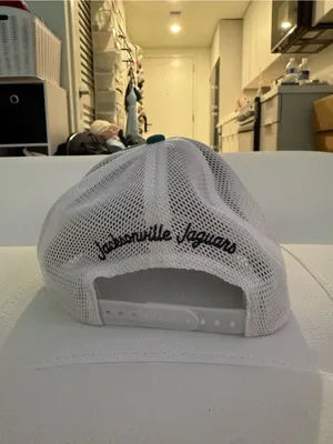 Women's Fanatics Teal Jacksonville Jaguars Slogan Trucker Adjustable Hat thumbnail 6