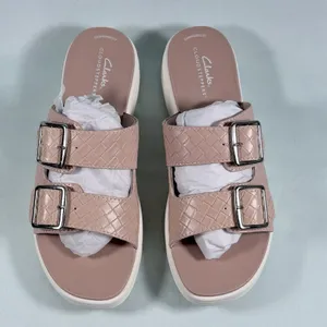 Clarks Cloudsteppers Size-9.5M Womens Sandals Drift Buckle‎ 10W Peach/Rose thumbnail 5