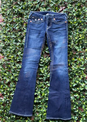 True Religion Jeans Size 28 Dark Wash thumbnail 2