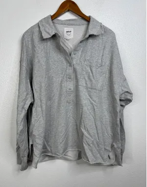 Aerie Gray Pullover Sweatshirt Size‎ Medium thumbnail 1