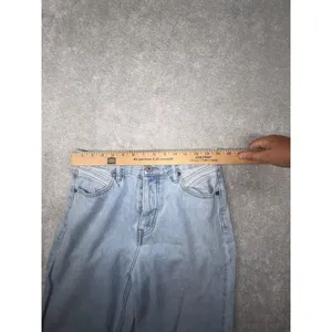 kancan wide leg jeans‎ light wash pocket details 7/27 thumbnail 5