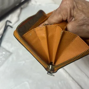 Coach Tan/ orangish Leather Wallet thumbnail 14