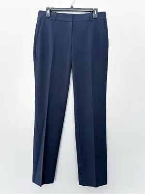 Ann Taylor Navy Straight Leg Dress Pants Women’s Size 4 Stretch Career Office thumbnail 5
