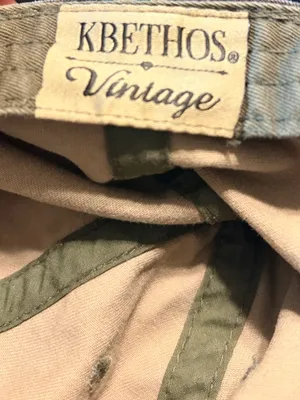KBETHOS Camouflage Distressed Baseball Cap in Green, Brown, Tan thumbnail 3