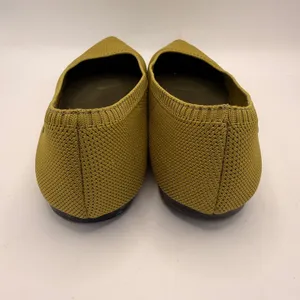 Vivaia Aria Pointed Toe Knit Flats Chartreuse Green Womens Size EU 40/ US 9.5 thumbnail 6