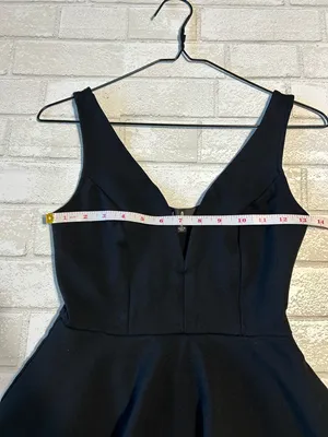 Lulu's Black V-Neck Fit & Flare Mini Dress thumbnail 6